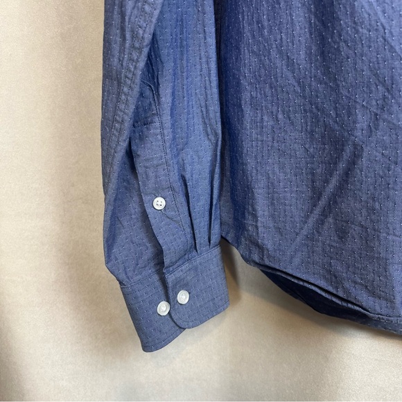 Tommy Hilfiger Chambray Patterned Slim Fit Button Up - Picture 3 of 4